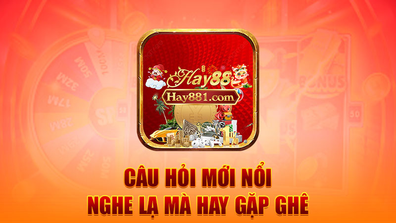 Câu hỏi mới nổi – nghe lạ mà hay gặp ghê